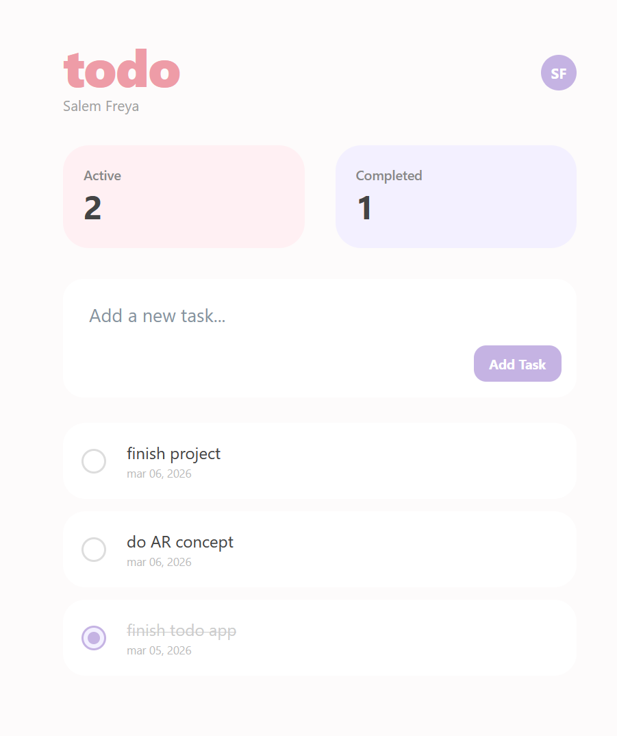 todo app